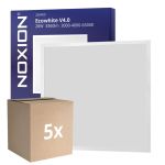 Lot 5x Noxion Panneau LED Ecowhite V4.0 28W 3360lm - 830-840-865 CCT | 62x62cm - UGR <22
