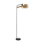 Eglo Lampadaires Salon Siruela Acier Noir | IP20 - Convient pour 1x E27 