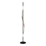Eglo Lampadaires Salon Conaprato Acier Brushed Laiton, Noir 20W 2500lm - 827-840-865 CCT | Dimmable