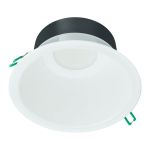 Philips Downlight LED Coreline DN142B Aluminium Blanc 19.2W 2350lm 60D - 830 Blanc Chaud | Diamètre 200mm - IP54 - Dimmable - Blanc Réflecteur