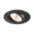 SLV New Tria 68 Spot Aluminium Noir Rond 8.3W 705lm 38D - 927 Blanc Très Chaud | Diamètre 68mm -  Meilleur Rendu Des Couleurs - Dimmable 