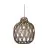 Good&Mojo Suspension Luminaire Mendoza Bambou Burgundy L | Convient pour 1x E27 
