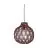 Good&Mojo Suspension Luminaire Mendoza Bambou Burgundy S | Convient pour 1x E27 
