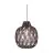 Good&Mojo Suspension Luminaire Mendoza Bambou Burgundy L | Convient pour 1x E27 