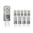 Lot 10x Noxion Bolt LED Capsule G9 3.8W 470lm - 827 Blanc Très Chaud | Équivalent 40W