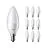 Lot 10x Philips Corepro LED Bougie E14 Dépolie 5W 470lm - 827 Blanc Très Chaud | Équivalent 40W