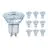 Lot 10x Osram Performance Spot LED Réflecteur GU10 PAR16 4.5W 350lm 36D - 940 Blanc Froid | Meilleur Rendu Des Couleurs - Dimmable - Équivalent 50W