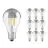 Lot 10x Osram CLASSIC LED E27 Poire Filament Claire 6.5W 650lm - 827 Blanc Très Chaud | Équivalent 50W
