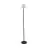 Eglo Lampadaires Salon Montapalma-L Acier Noir 2W 190lm - 830 Blanc Chaud | IP54 - Dimmable - USB-C