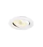 SLV New Tria 68 Spot Aluminium Blanc Rond 7.5W 591lm 38D - 927 Blanc Très Chaud | Diamètre 68mm -  Meilleur Rendu Des Couleurs - Dimmable 