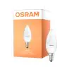 Osram LED E14 Bougie Dépolie 5W 250lm - 827 Blanc Très Chaud | RGBW - Dimmable - Télécommande - Équivalent 40W