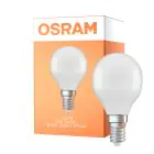 Osram LED Star Classic E14 Boule Dépolie 3.3W 250lm - 827 Blanc Très Chaud | Équivalent 25W