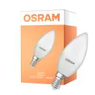 Osram Classic LED E14 Bougie Dépolie 7.5W 806lm - 840 Blanc Froid | Équivalent 60W