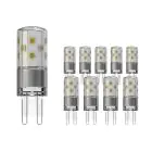 Lot 10x Noxion Bolt LED Capsule G9 3.8W 470lm - 827 Blanc Très Chaud | Équivalent 40W