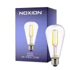 Noxion Lucent LED E27 Poire Filament Claire 4W 470lm - 827 Blanc Très Chaud | Équivalent 40W