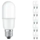 Lot 10x Osram LED Classic Bâton LED E27 Dépolie 8W 806lm - 827 Blanc Très Chaud | Équivalent 60W