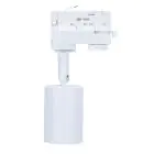 Noxion Spot Sur Rail 3 Phases  Aluminium Blanc | Convient pour 1x GU10