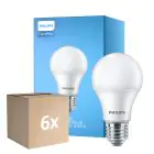Lot 6x Philips  CorePro LED Ampoule E27 Poire Dépolie 10W 1055lm - 827 Blanc Très Chaud | Équivalent 75W