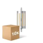 Lot 10x Philips Corepro LED Lineair R7s 118mm 17.5W 2460lm - 840 Blanc Froid | Dimmable - Équivalent 150W
