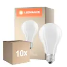 Lot 10x Ledvance Classic LED E27 Poire Filament Dépolie 17W 2452lm - 827 Blanc Très Chaud | Équivalent 150W