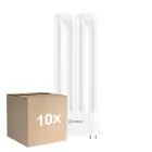 Lot 10x Ledvance DULUX-F LED 12W - 840 Blanc Froid | 4-Pins - Équivalent 24W
