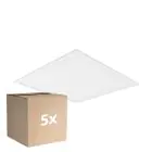 Lot 5x Noxion Panneau LED Ecowhite V4.0 28W 3360lm - 830-840-865 CCT | 62x62cm - UGR 