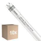 Lot 10x Philips Tube LED T8 CorePro (UN) High Output 8W 900lm - 840 Blanc Froid | 60cm - Équivalent 18W