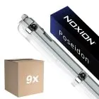 Lot 9x Noxion Réglette LED Étanche Poseidon V3.0 30W 3900/4200lm - 830-865 CCT | 120cm - Câblage Traversant (5x2.5mm2) - Détecteur de Mouvement et de Lumière