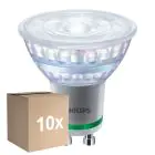 Lot 10x Philips MASTER Spot LED Classic GU10 PAR16 2.1W 375lm 36D - 830 Blanc Chaud | Équivalent 50W