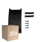 Lot 25x Déchargeur De Tension Junctionbox avec Terminal block - Noir - 3 pole (Pour Noxion)