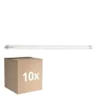 Lot 10x Sylvania ToLEDo Superia T8 Tube LED T8 (EM/Direct 230V) Ultra Efficiency 22.2W 4100lm - 840 Blanc Froid | 150cm - Équivalent 58W