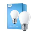 Philips Corepro LED Lustre E27 Boule Dépolie 4.3W 470lm - 827 Blanc Très Chaud | Équivalent 40W