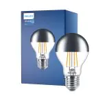 Philips MASTER Value LED Ampoule E27 Poire Miroir 7.2W 650lm – 827 Blanc Très Chaud | Meilleur rendu des couleurs - Dimmable - Équivalent 60W