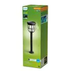 Philips Solar Radii Lampe sur pied Métal Noir 1.3W 250lm - 830 Blanc Chaud | IP44