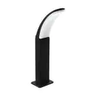 Eglo Lampadaire extérieur Fiumicino Extérieur Aluminium Noir 11.5W 1200lm - 830 Blanc Chaud