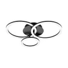 Eglo Plafonnier Parrapos-Z Acier Noir 11W 4300lm - 830-865 Variable Blanc | IP20 - Zigbee Dimmable