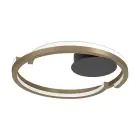 Eglo Plafonnier Mezzomonte Aluminium Acier Bronze Noir 20W 1600lm - 827-865 Variable Blanc | IP20 - Dimmable 